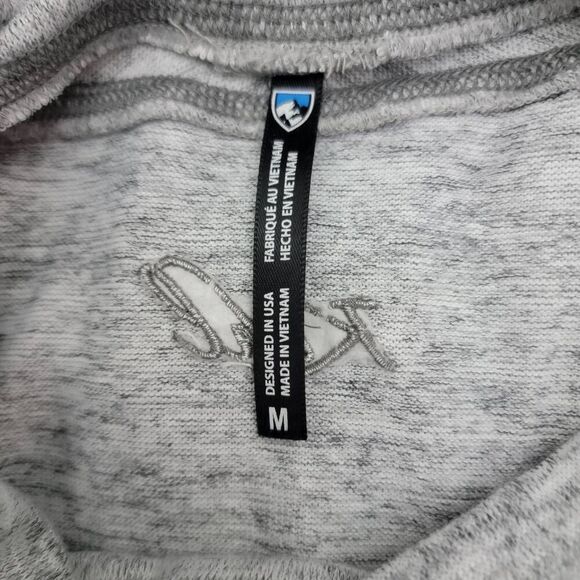 Kuhl Lea Sweater Size Medium Pullover Gray Funnel Neck - Picture 6 of 7